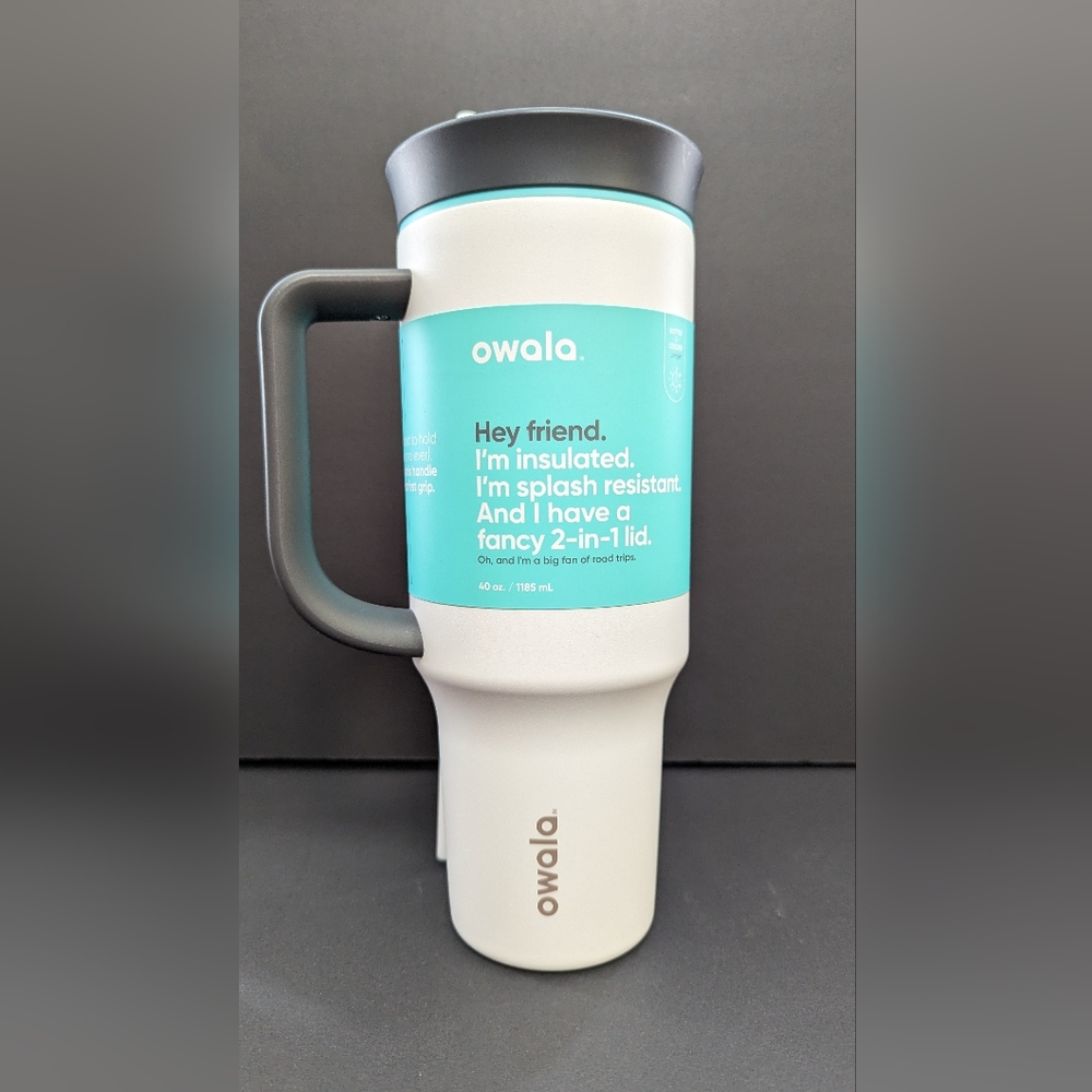 ✨NWT✨Owala Stainless Steel Triple Layer Insulated Travel Tumbler with Spill Resi